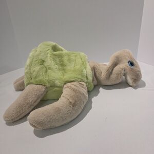 Turtle Hand Puppet Retractable Head Soft Plush